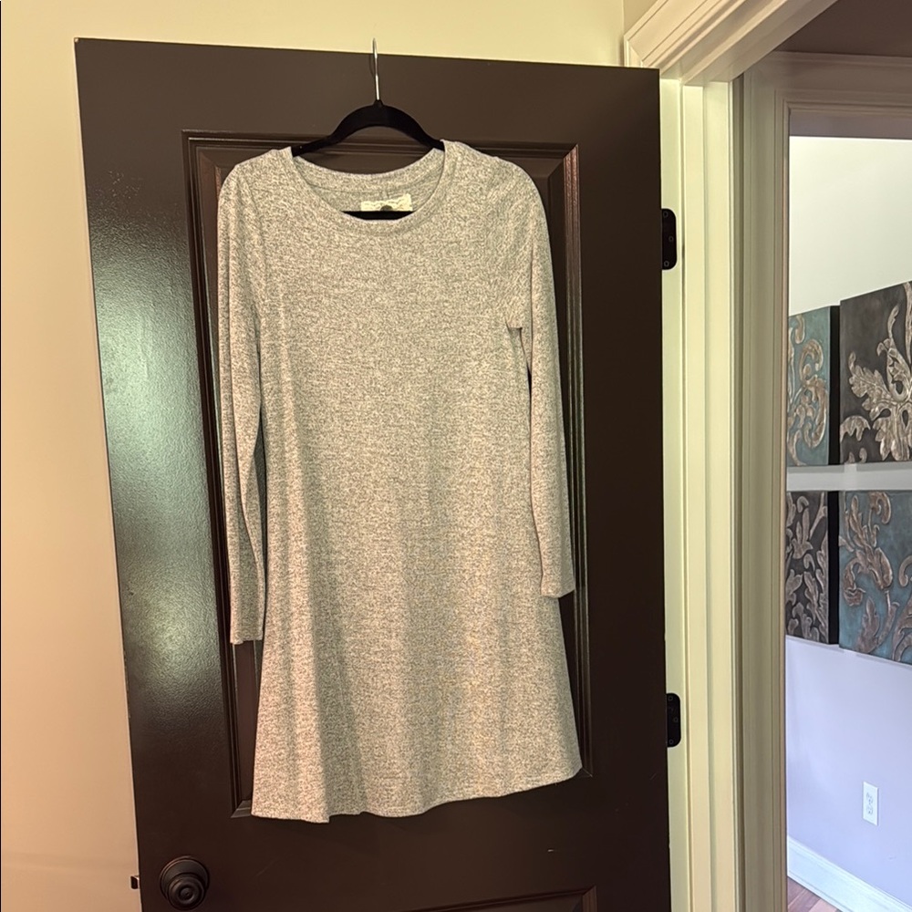 Cupio small Heather Gray Knit dress